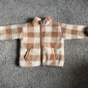 Plaid Sherpa Jacket